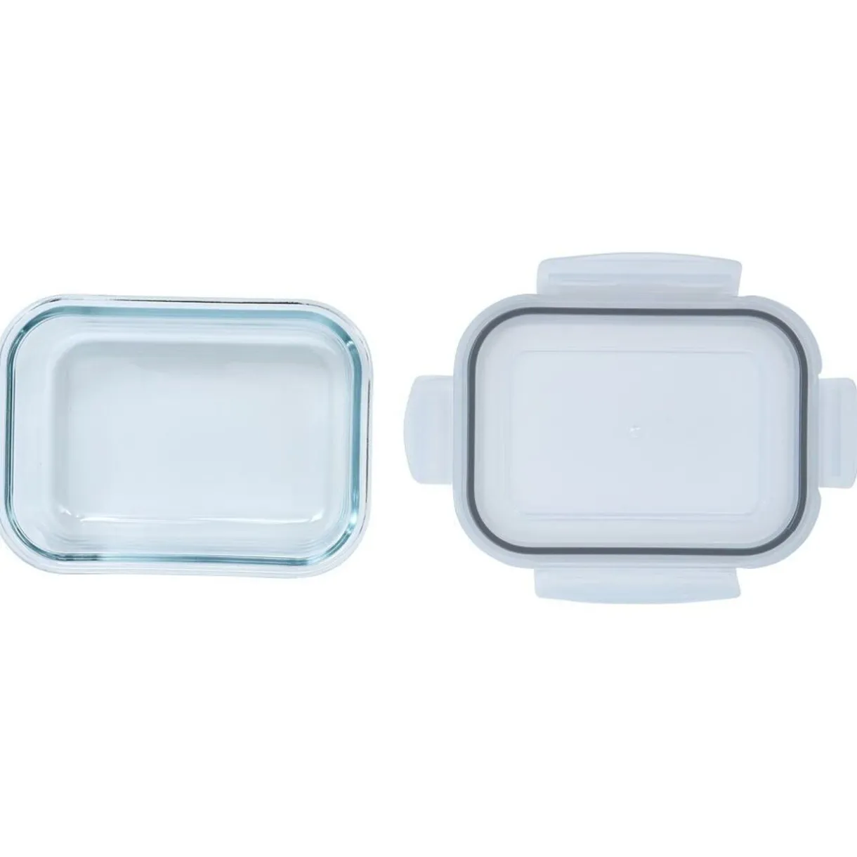 Gifi 2 boîtes de conservation en verre 640 ml et 1500 ml Clearance