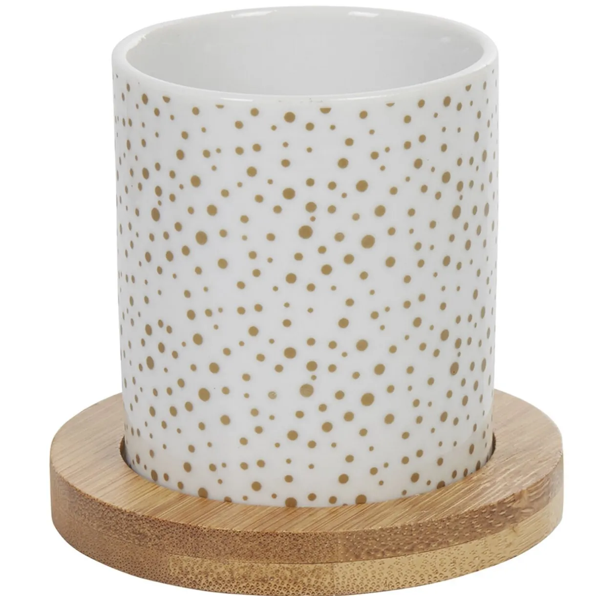 Gifi 4 gobelets expresso avec sous tasse bois Outlet