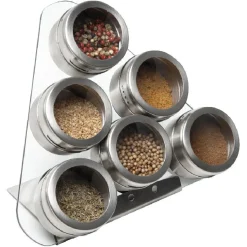 Gifi 6 pots à épices avec support aimanté New