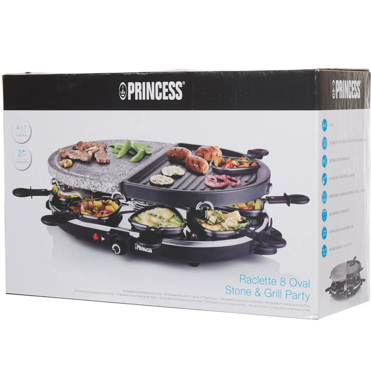 Gifi Appareil à raclette 8 personnes grill et pierre Princess Sale
