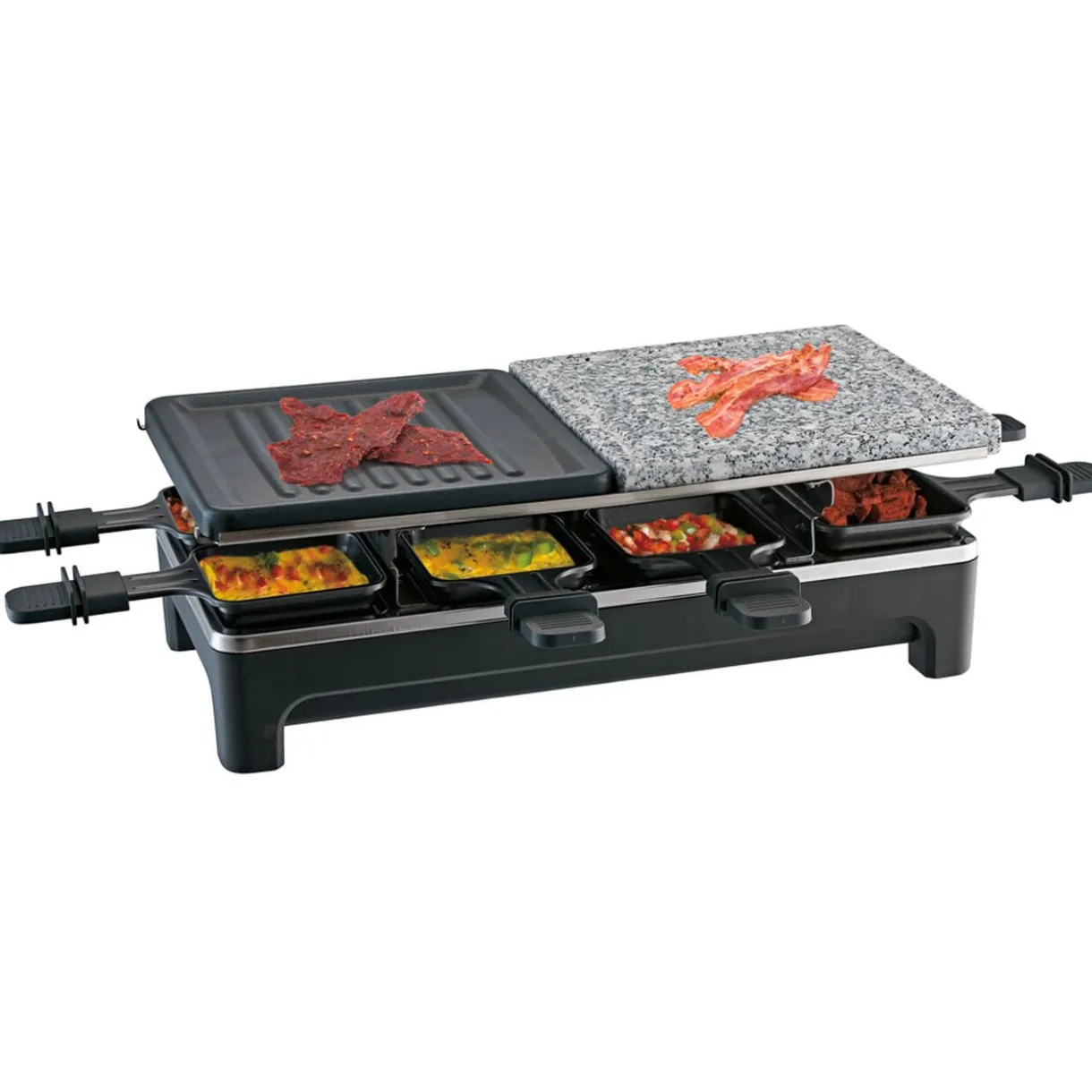 Gifi Appareil à raclette avec pierre de cuisson 8 personnes 1500W Sale