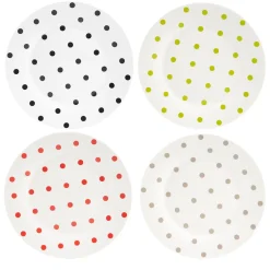 Gifi Assiette à dessert à pois colorés x4 Sale