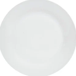 Gifi Assiette à dessert basique ronde blanche porcelaine