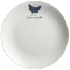 Gifi Assiette à dessert beige motif poule