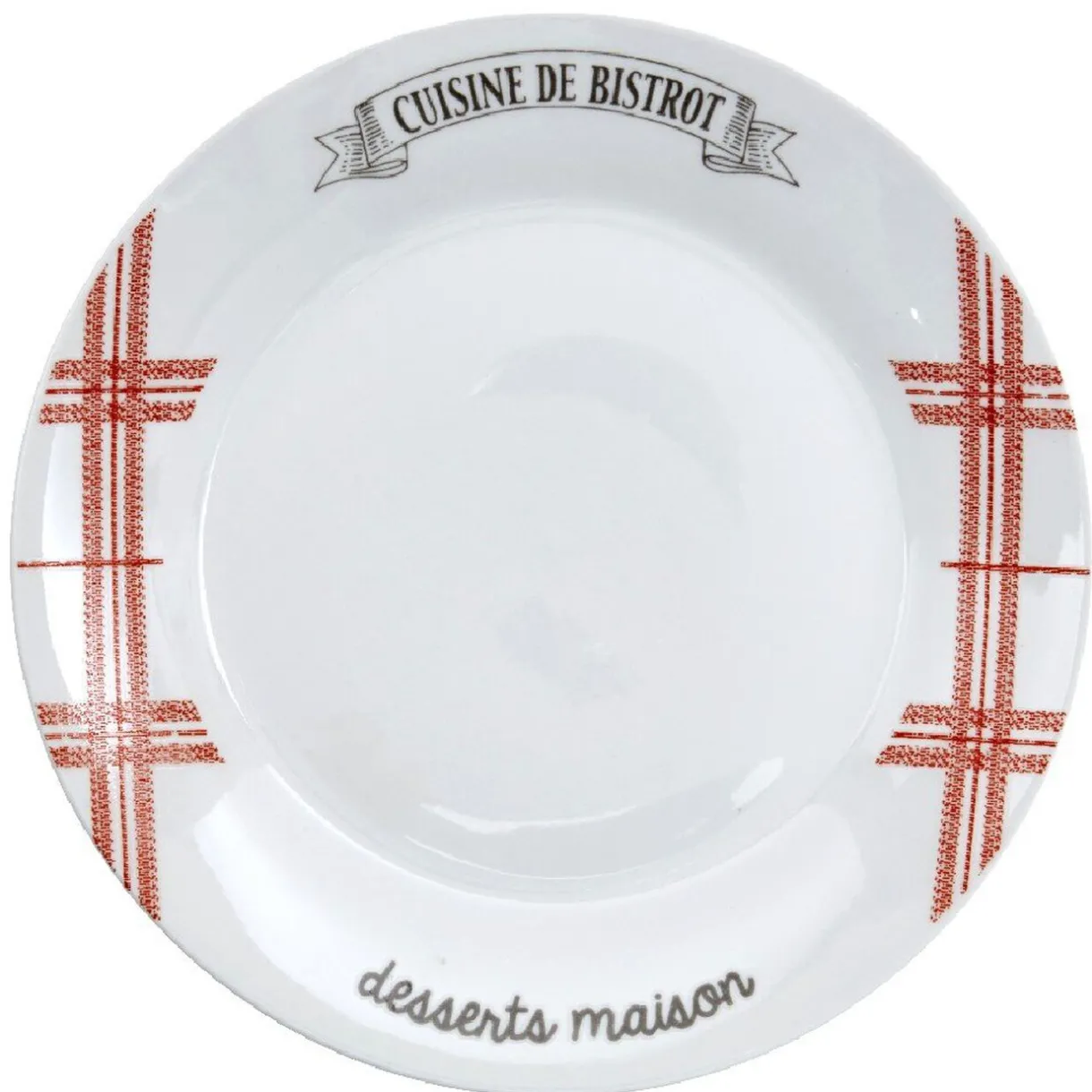 Gifi Assiette à dessert bistrot