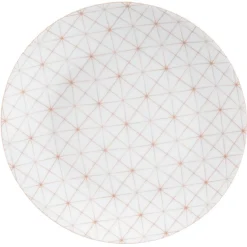 Gifi Assiette à dessert design géométrique dépareillé x4
