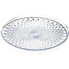 Gifi Assiette à dessert en plastique transparent effet martelé