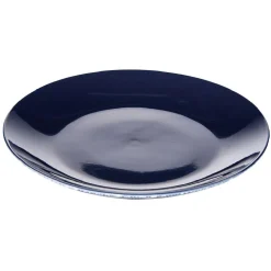 Gifi Assiette à dessert en porcelaine décor feuillage