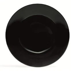 Gifi Assiette à dessert en porcelaine décor rayures soleil