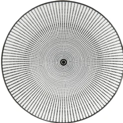 Gifi Assiette à dessert Helsinki décor noir blanc x4 Online