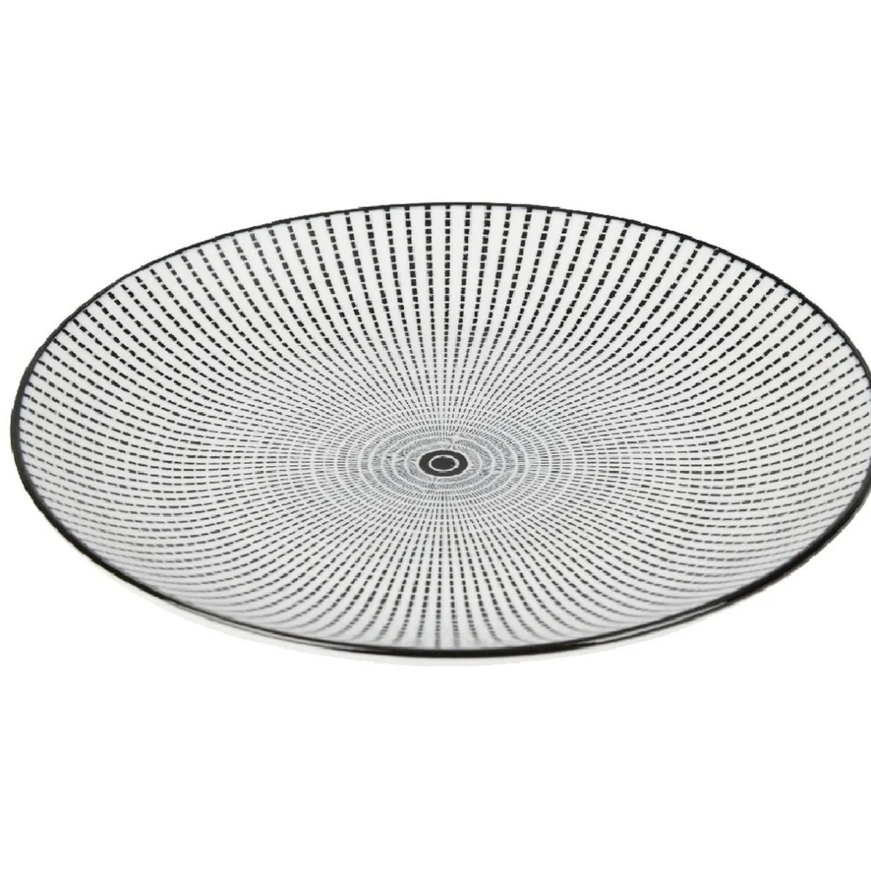 Gifi Assiette à dessert Helsinki décor noir blanc x4 Online