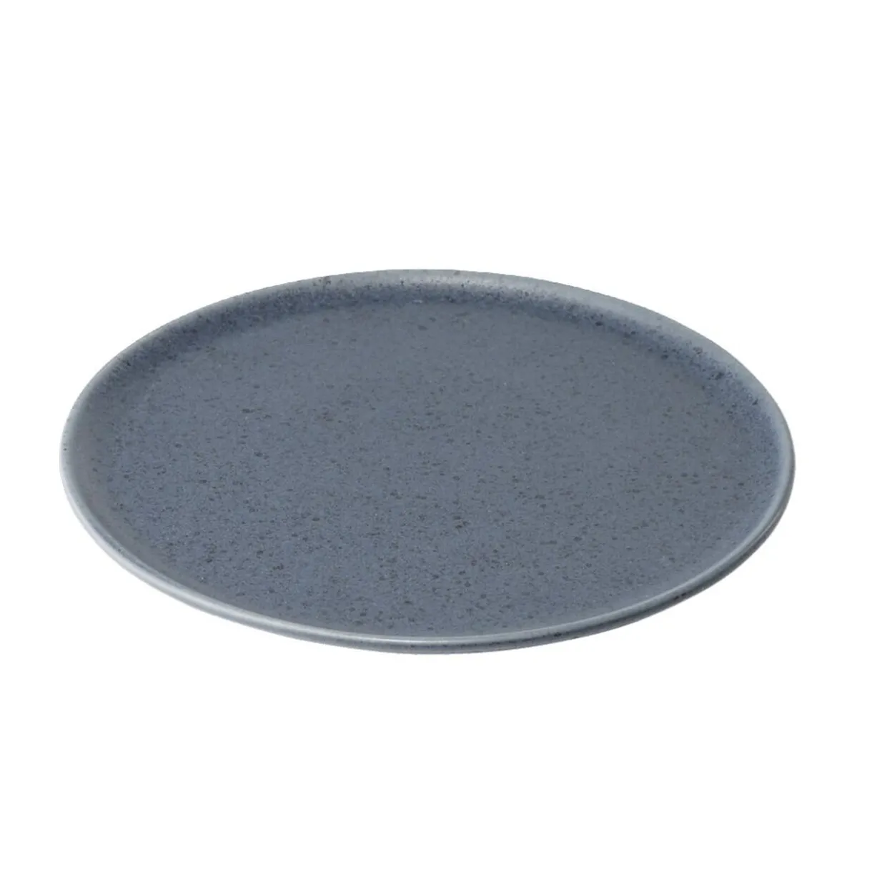 Gifi Assiette à dessert Julie en grés bleu Ø20cm Discount
