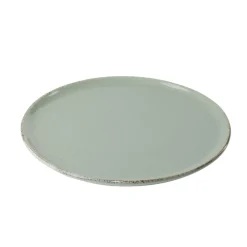 Gifi Assiette à dessert Lisbonne en grès vert Ø20,5cm Hot