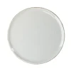 Gifi Assiette à dessert Lisbonne en grès gris Ø20,5cm New