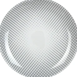 Gifi Assiette à dessert Luminarc gris Funky Dots Discount