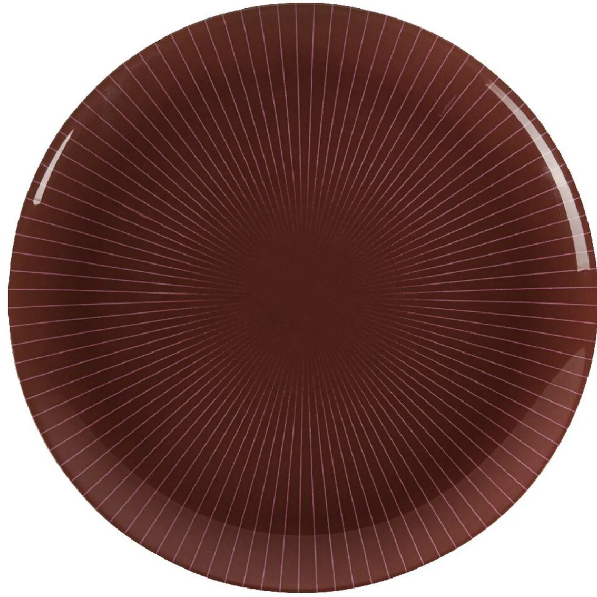 Gifi Assiette à dessert Luminarc Amori marron