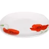 Gifi Assiette à dessert motif coquelicot