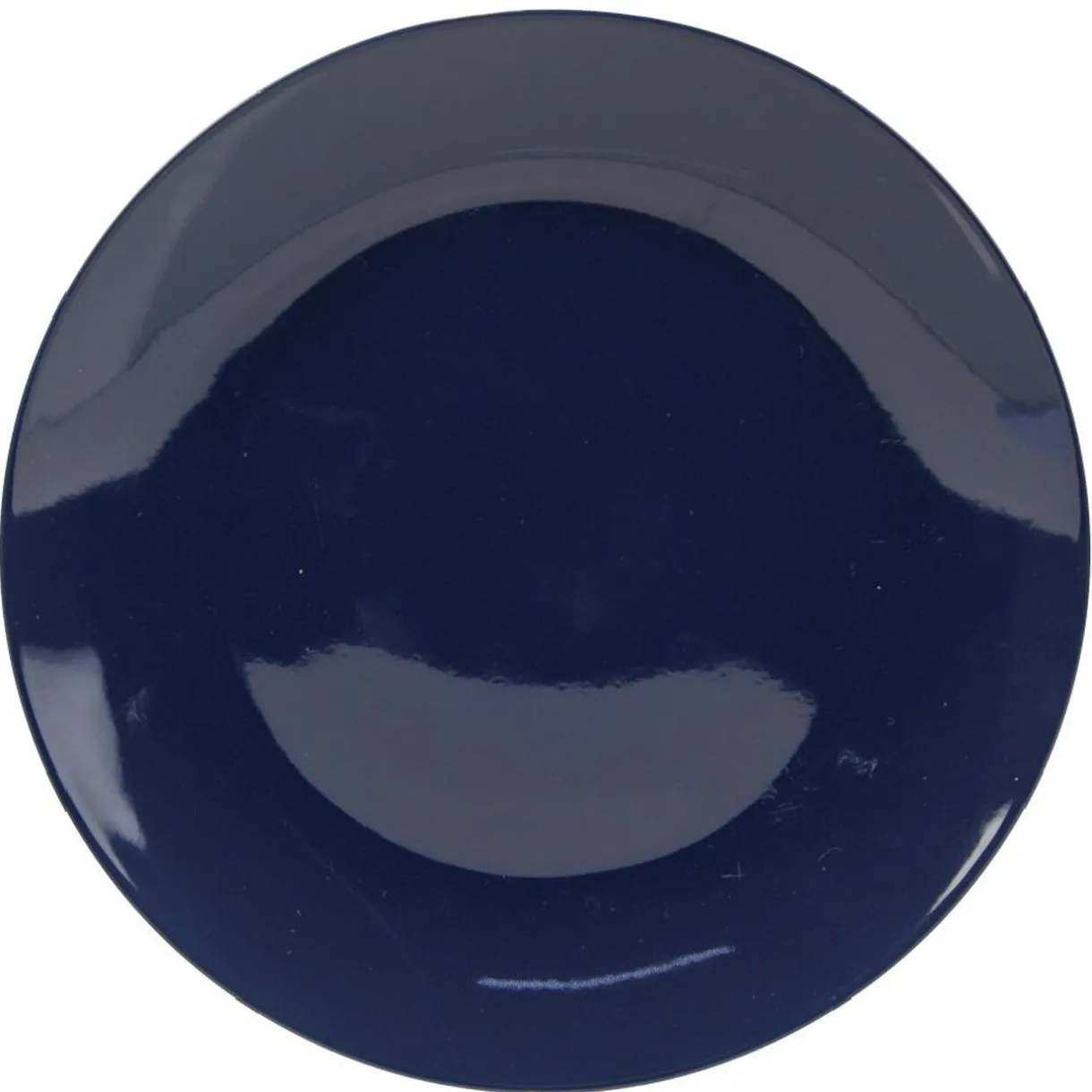Gifi Assiette à dessert motif feuillage bleu et blanc