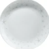 Gifi Assiette à dessert motifs étoiles blanche