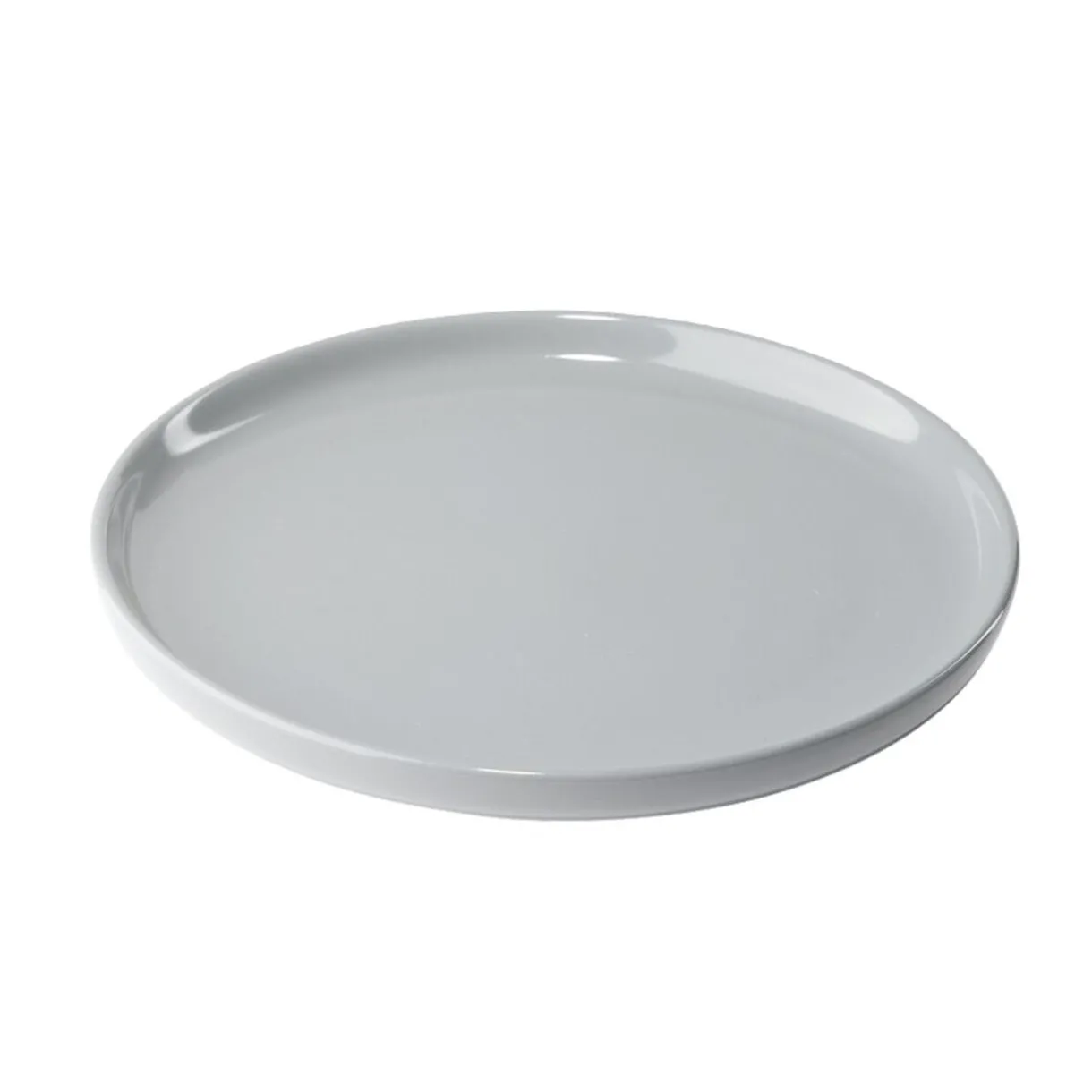 Gifi Assiette à dessert Oslo en grès gris Ø20cm Discount