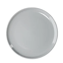 Gifi Assiette à dessert Oslo en grès gris Ø20cm Discount