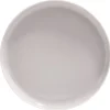 Gifi Assiette à dessert Oslo porcelaine gris uni