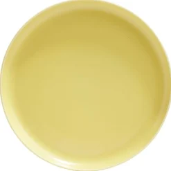 Gifi Assiette à dessert Oslo porcelaine jaune uni