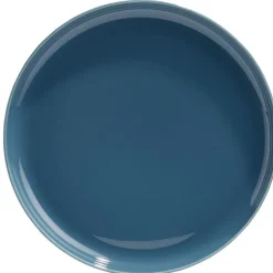 Gifi Assiette à dessert Oslo porcelaine bleu uni Clearance