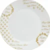 Gifi Assiette à dessert porcelaine Noël