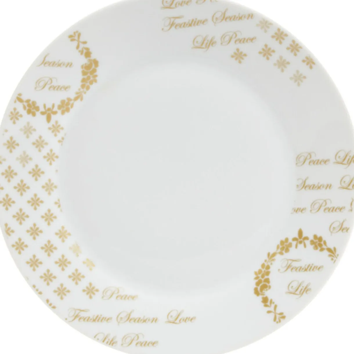 Gifi Assiette à dessert porcelaine Noël