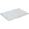 Gifi Assiette à dessert rectangle rebord ondulé martelé porcelaine blanc New
