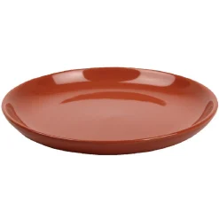 Gifi Assiette à dessert ronde corail unie