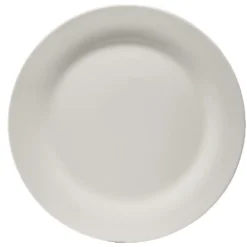 Gifi Assiette à dessert ronde céramique blanc x10 New