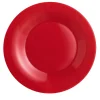 Gifi Assiette à dessert ronde Luminarc rouge Zana