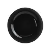 Gifi Assiette à dessert ronde Luminarc noire Zana