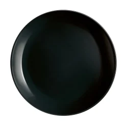 Gifi Assiette à dessert ronde Luminarc unie noire Diwali
