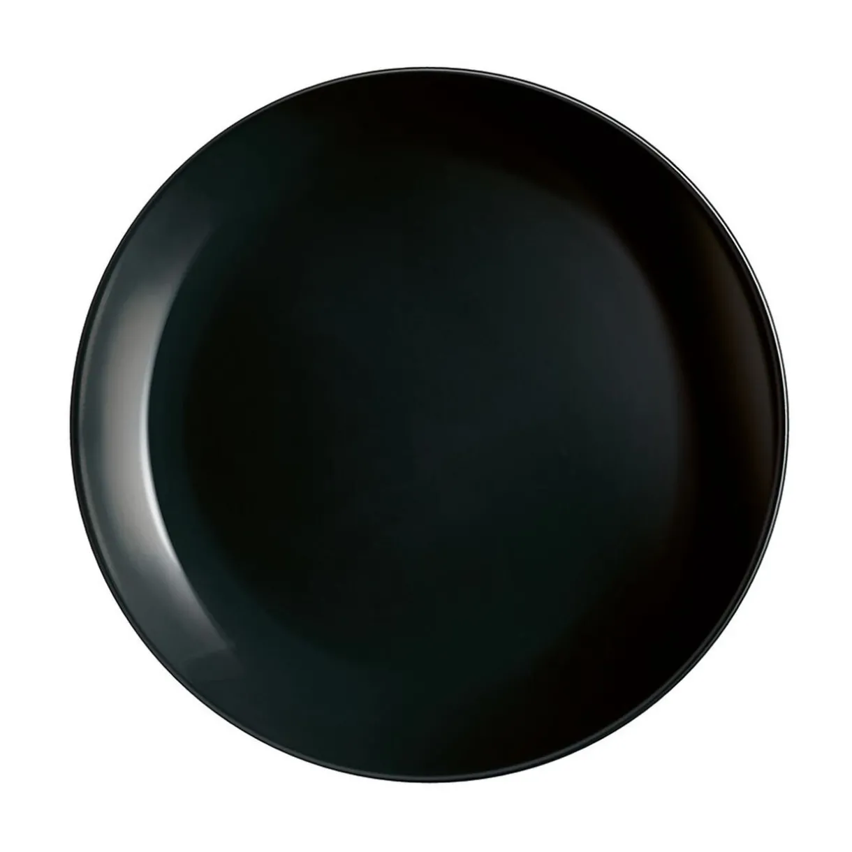 Gifi Assiette à dessert ronde Luminarc unie noire Diwali