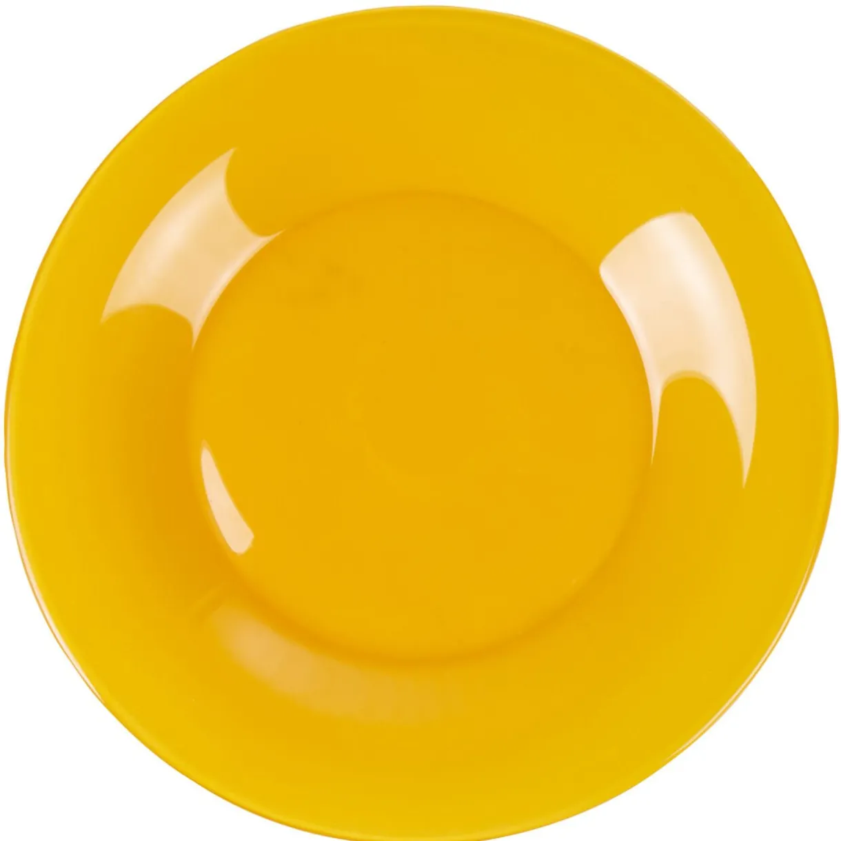 Gifi Assiette à dessert ronde Luminarc unie jaune moutarde Zana