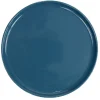 Gifi Assiette à dessert ronde Nordic porcelaine bleu Best