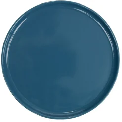 Gifi Assiette à dessert ronde Nordic porcelaine bleu Best