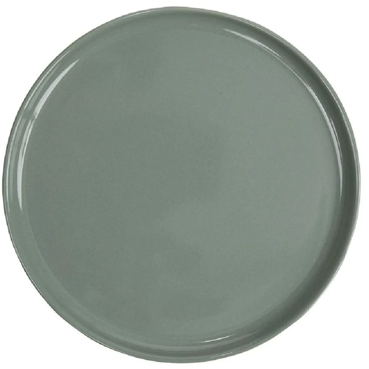 Gifi Assiette à dessert ronde Nordic porcelaine vert