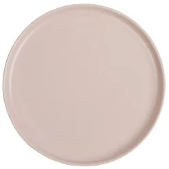 Gifi Assiette à dessert ronde Nordic porcelaine rose