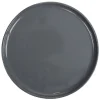 Gifi Assiette à dessert ronde Nordic porcelaine gris