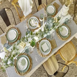Gifi Assiette à dessert Venise en faïence blanche Ø20cm Hot