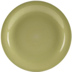 Gifi Assiette à dessert vert anis effet spirale x4