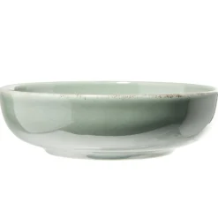 Gifi Assiette à soupe Lisbonne en grès vert Ø18cm Hot
