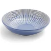Gifi Assiette à soupe Rio faïence bleue et blanche Ø20cm