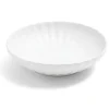 Gifi Assiette à soupe Venise rebord ondulé faïence blanc Ø20cm Outlet