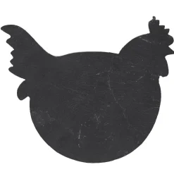 Gifi Assiette ardoise poule petit modèle