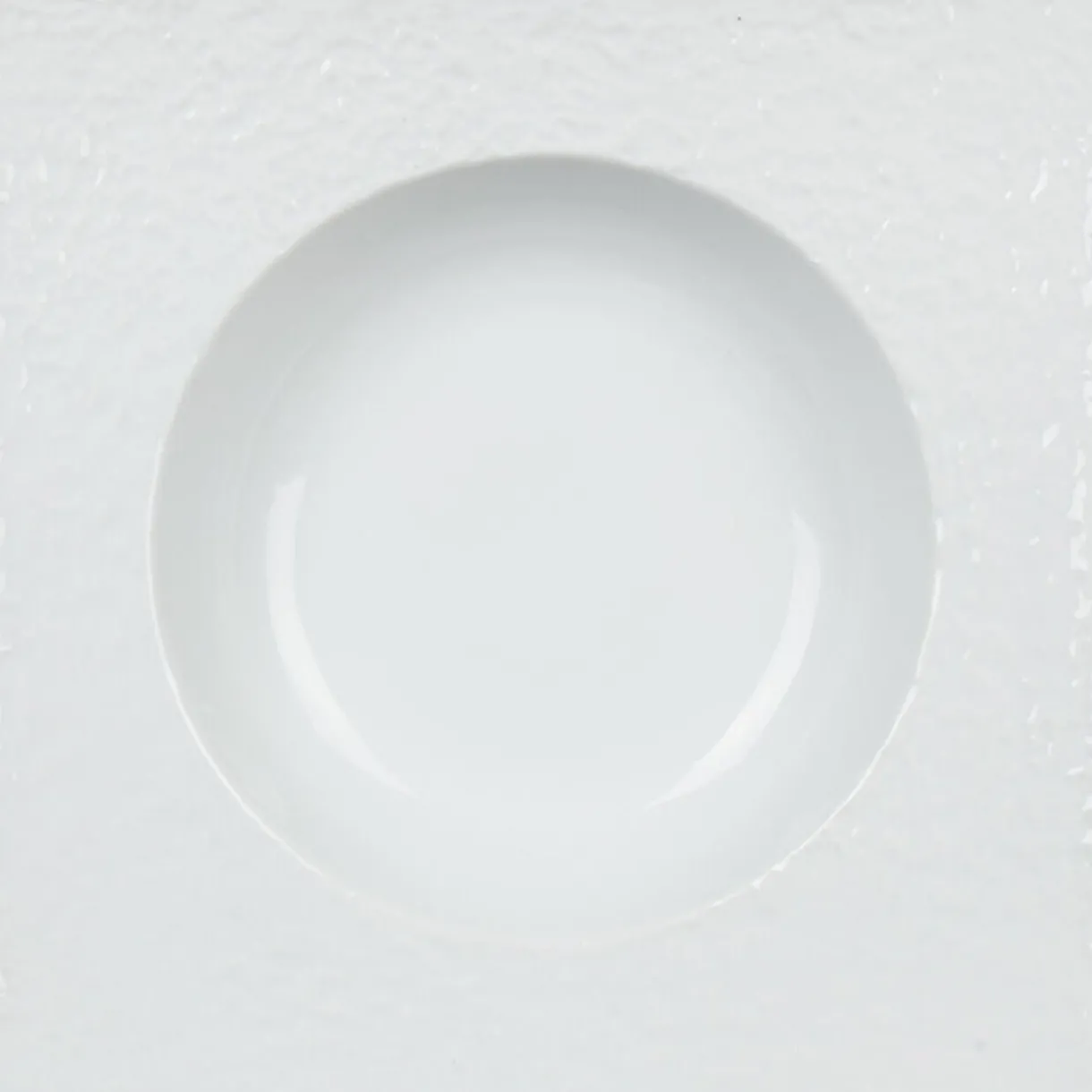 Gifi Assiette creuse blanche carrée